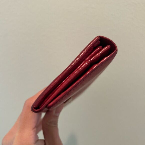 Prada Milano Red Long Snap Wallet - Picture 8 of 15